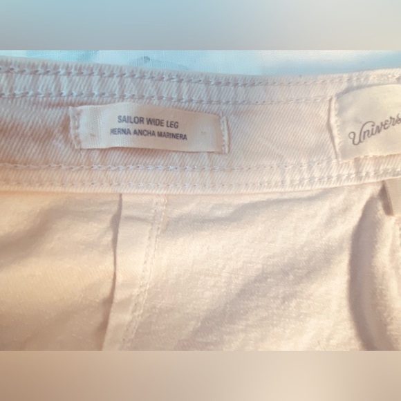 Universal Thread sailor wide leg jeans in beige size 12 - Picture 9 of 16